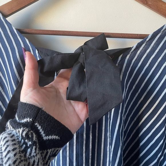 Eloquii Bow Back Stripe Top size 20 - Picture 6 of 11